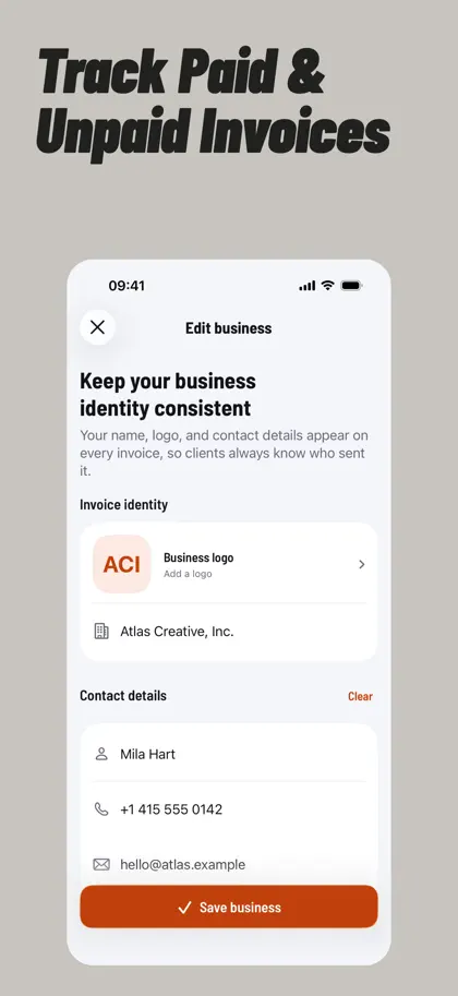 Captura de tela 6 de 6 de Invoice Maker: Bill + Receipt