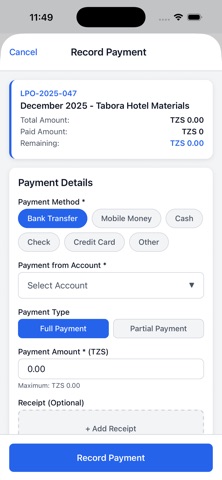 MjenziPro-admin screenshot