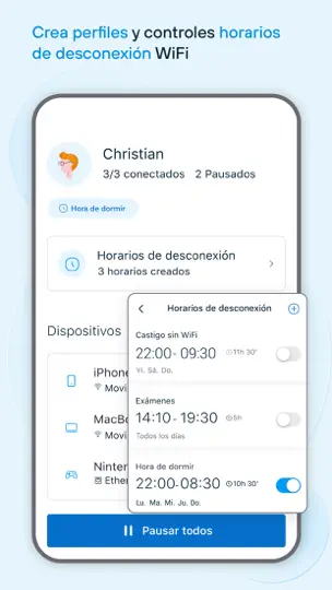 Captura de pantalla de Smart WiFi De Movistar en iPhone 6