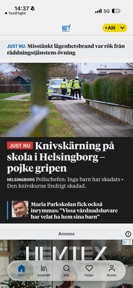Helsingborgs Dagblad screenshot