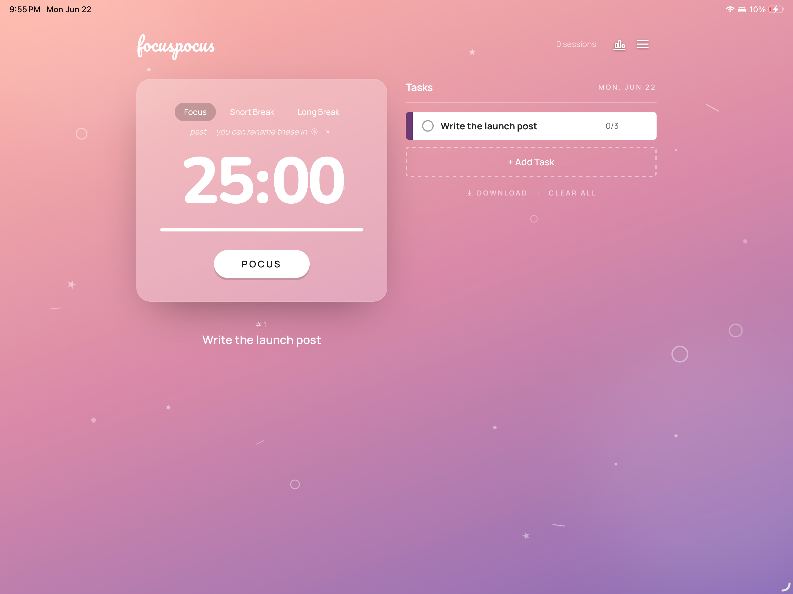 FocusPocus - Timer screenshot 5