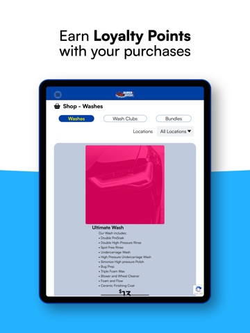 Super Wash Inc iPad screenshot