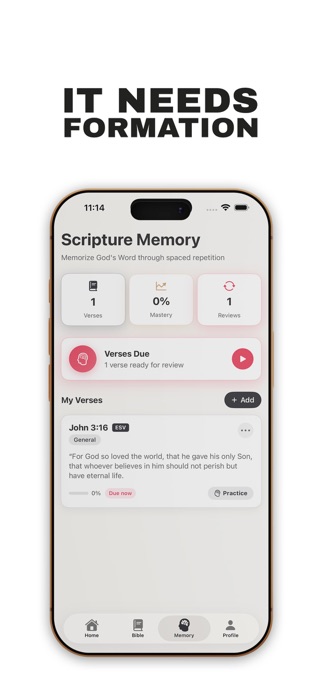 Reforged Bible Study & Memory Screenshot 2 of 3