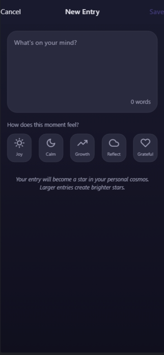 Constellation Diary Screenshot 1 of 4