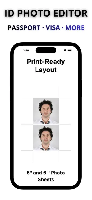 Passport Photo Size Editor screenshot 3