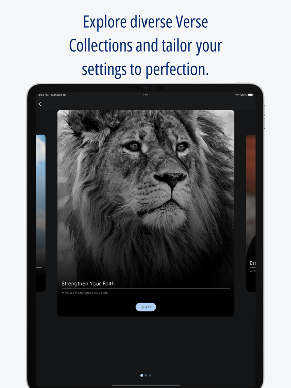 Bible Clock – Verse Clock iPad screenshot 3 - Reference app