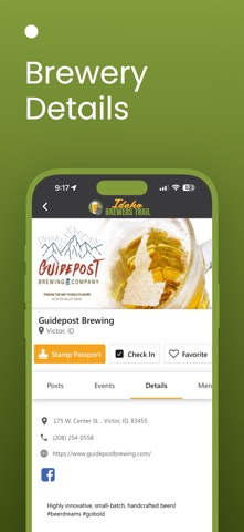 Idaho Brewers Trail iPhone screenshot