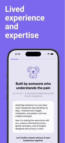 Headache Tracker: HeadYogi Screenshot 3 of 10