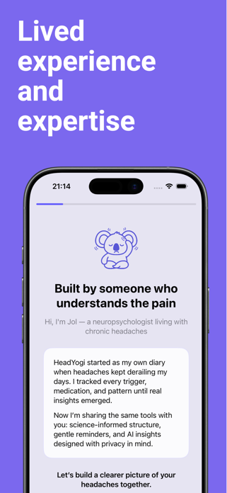 Headache Tracker: HeadYogi Screenshot 3 of 10