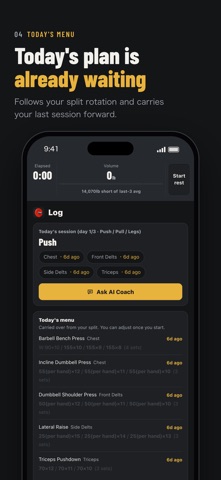 KURABELL Workout Log screenshot 4