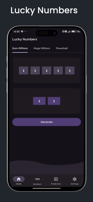 Lucky Lottery Number screenshot 1