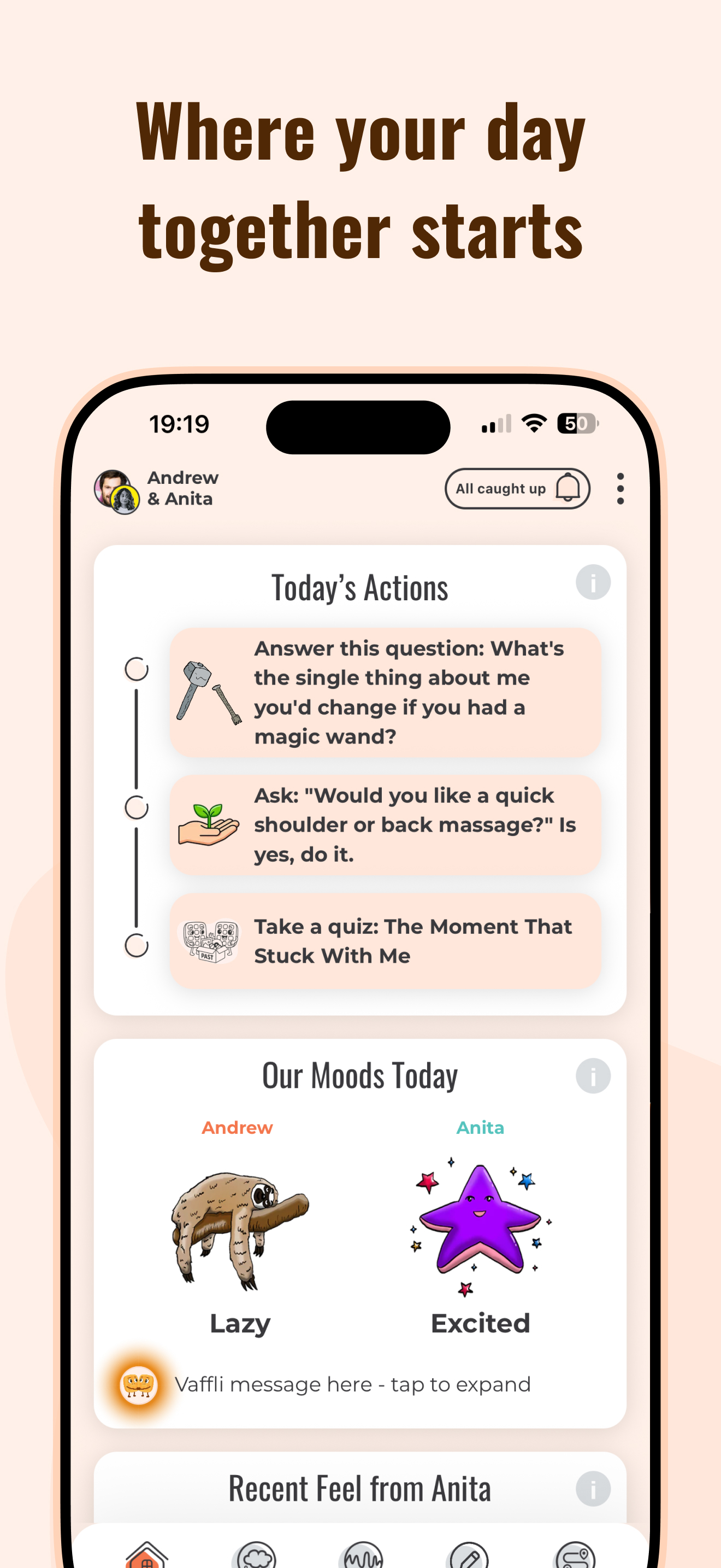 Vaffli: relationship & couples