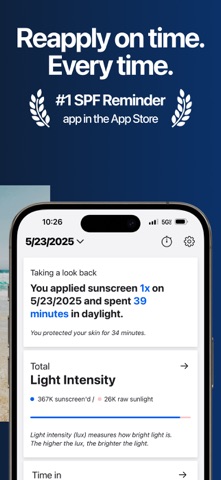spf.today - sunscreen tracker Screenshot 2 of 6