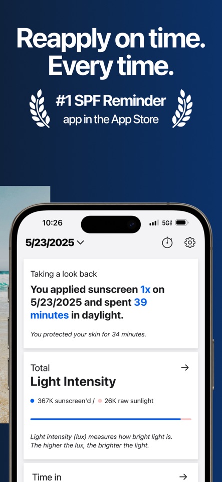 spf.today - sunscreen tracker screenshot 2