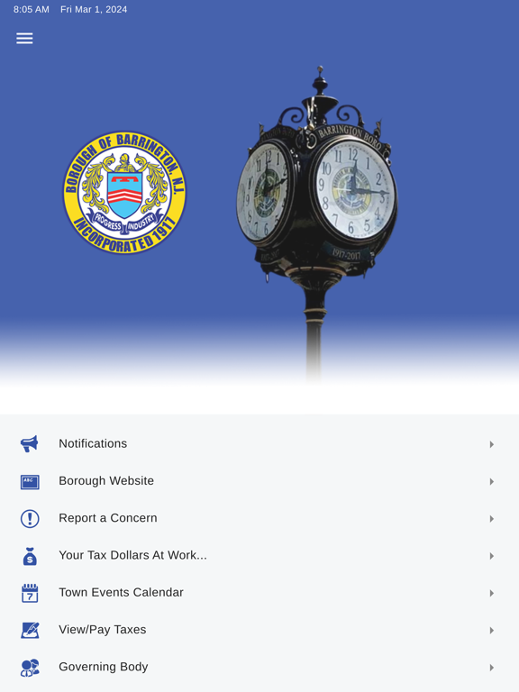 App screenshot