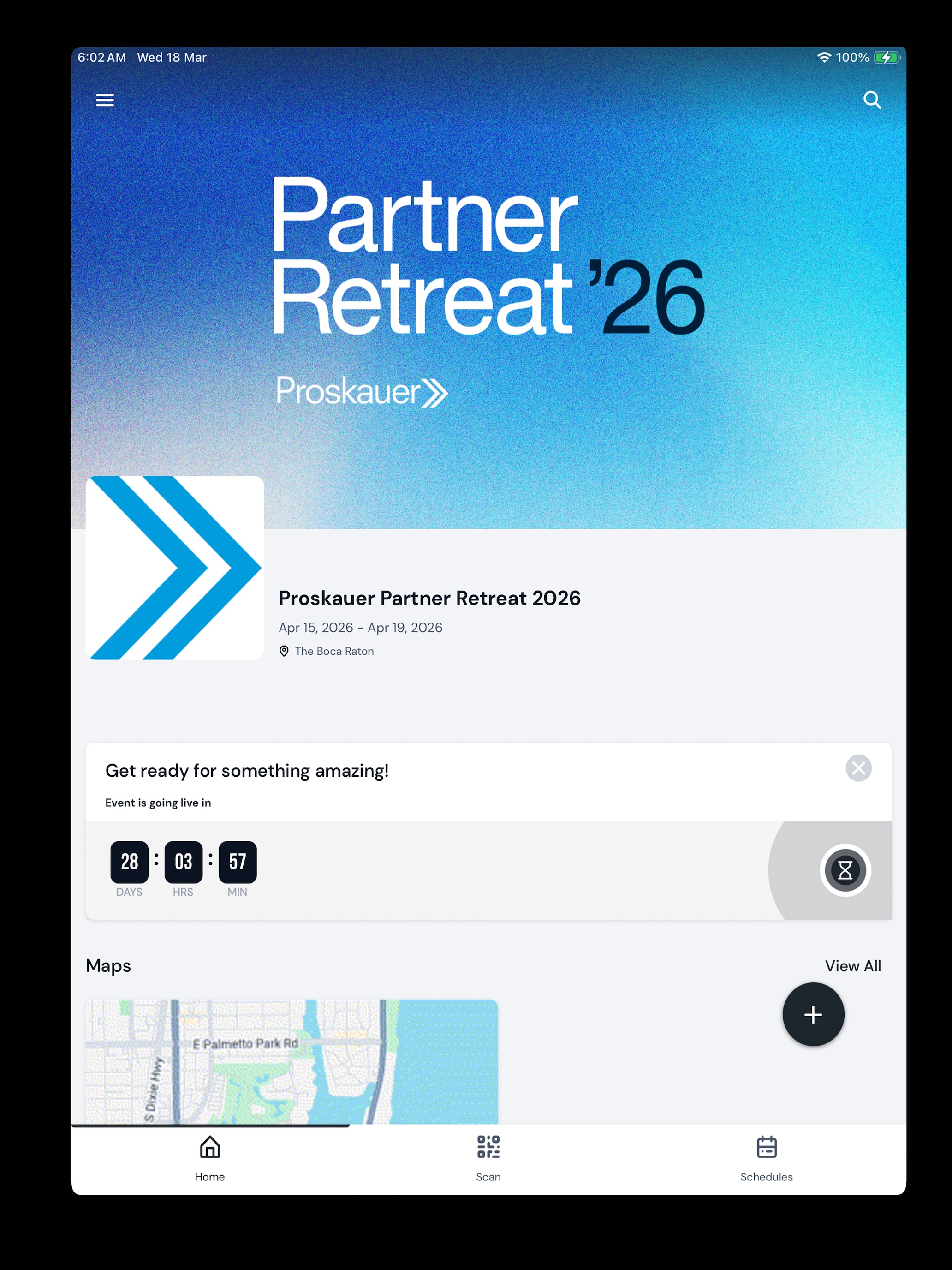 Proskauer Partner Retreat 2026