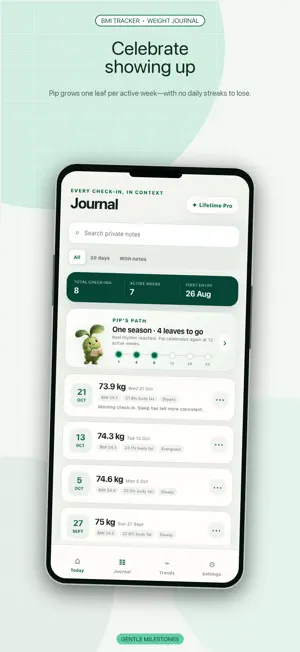 BMI Tracker - Weight Journal screenshot 3