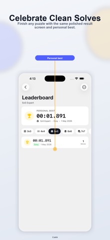 Cubik: Rubik’s Cube Puzzle iPhone screenshot