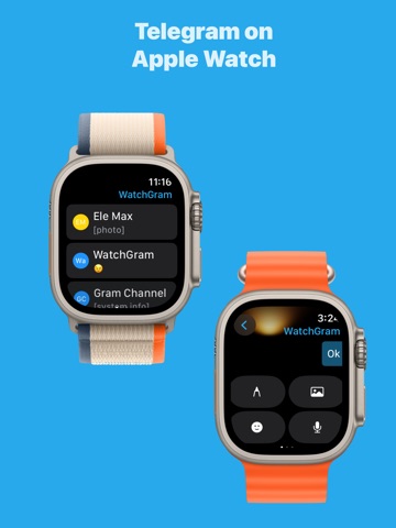 WatchGram for Telegram iPad screenshot