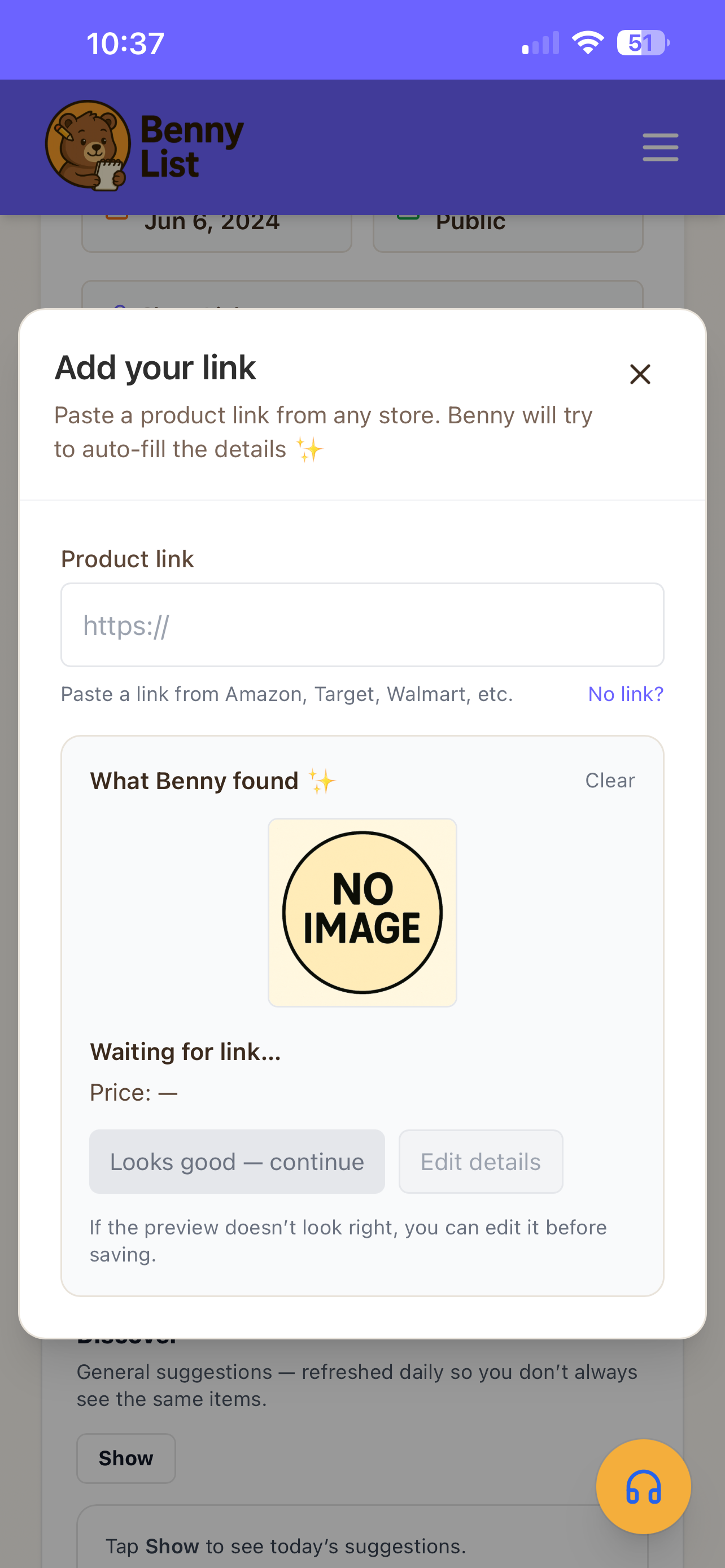 Benny List screenshot 3