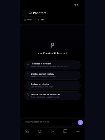 PhantomLeads iPad screenshot