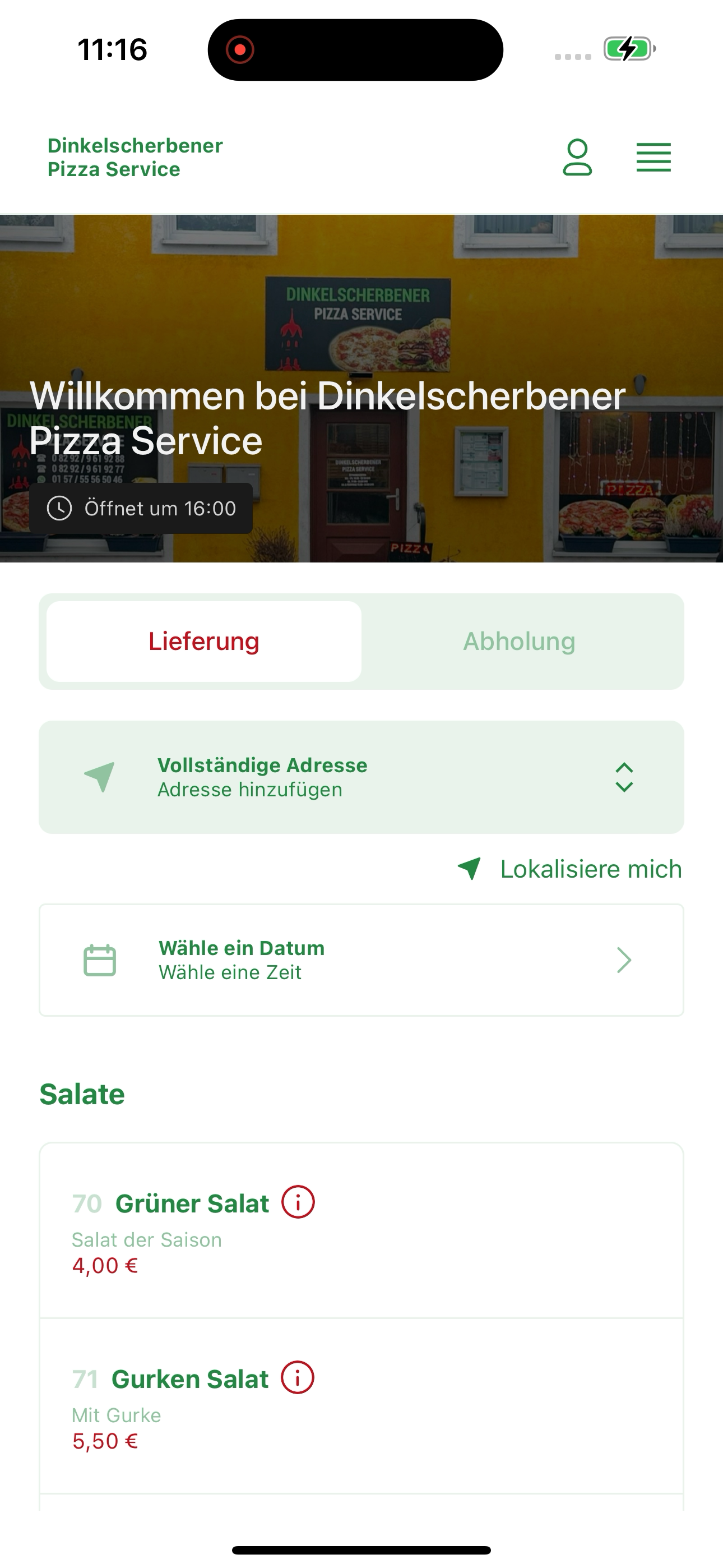 Dinkelscherbener Pizza Service screenshot 6