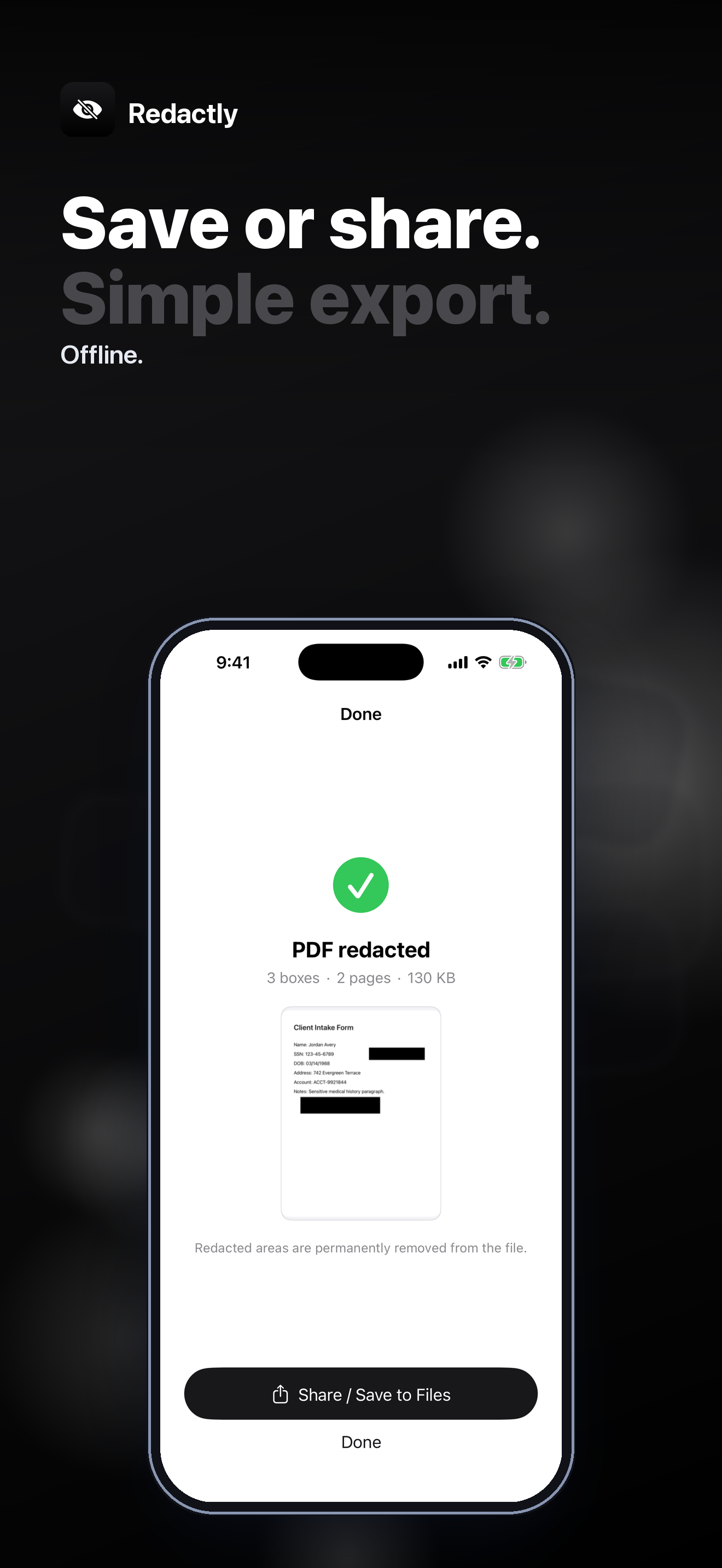Redactly: Redact PDF screenshot 5