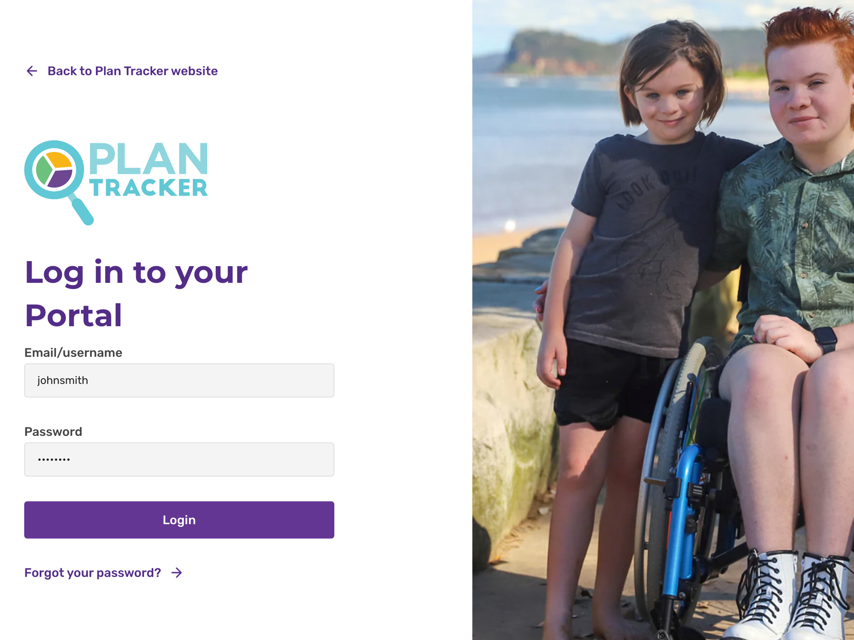 Plan Tracker Portal