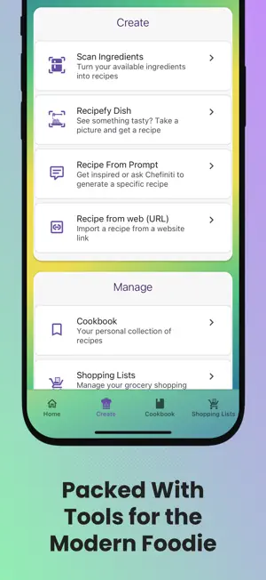 Magic Recipe Creator Chefiniti screenshot 4