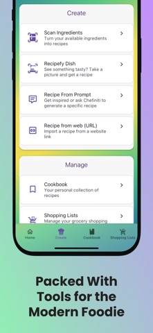 Magic Recipe Creator Chefiniti Screenshot 4 of 7