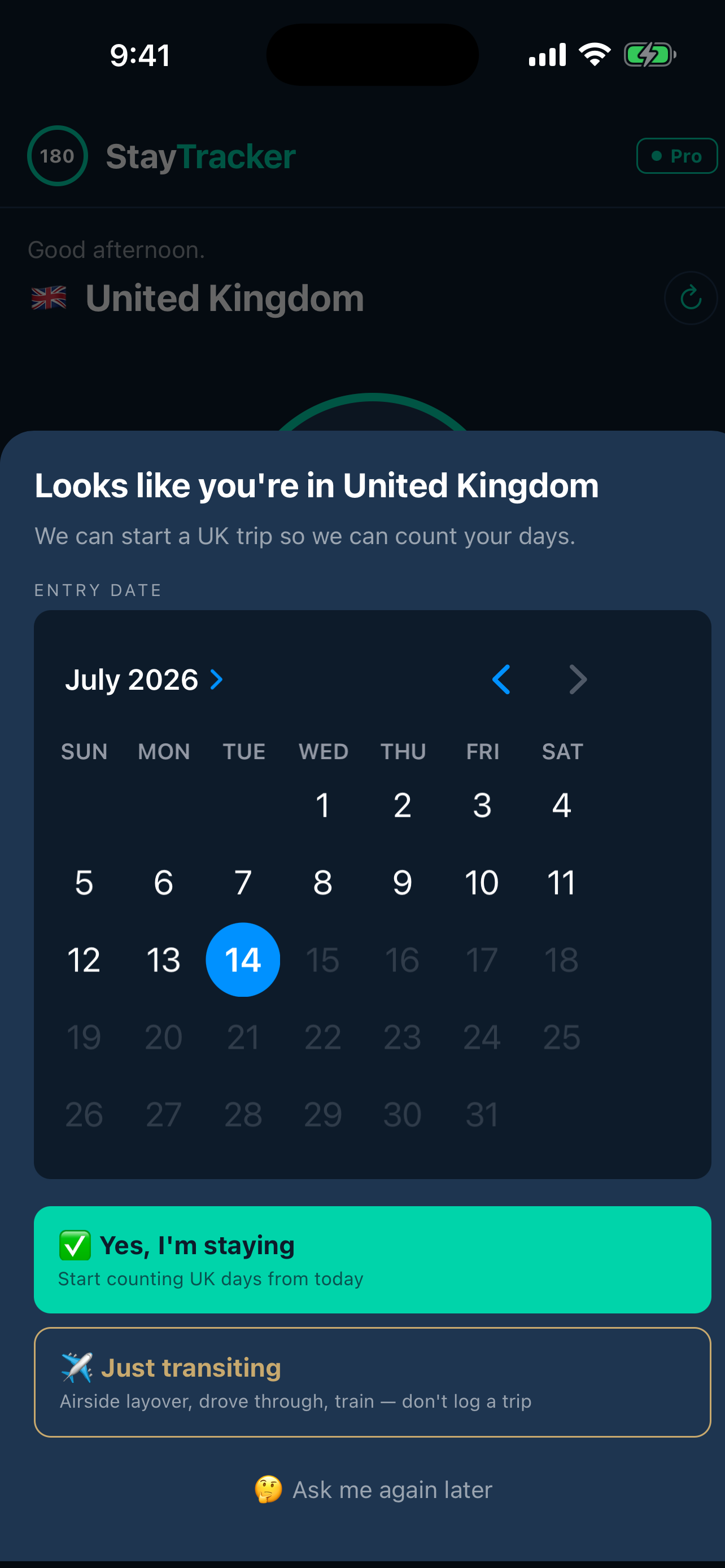 StayTracker: Visa-Free Travel screenshot 3