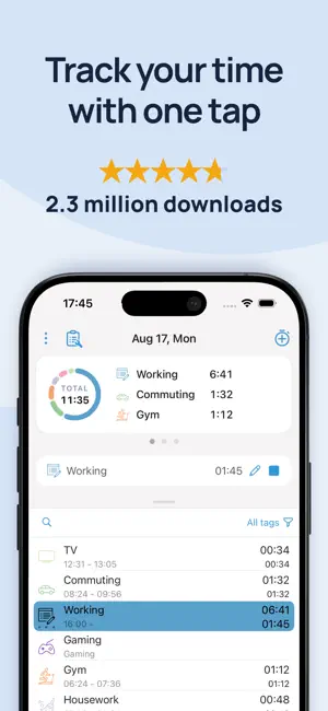 ATracker Time Tracker screenshot 1