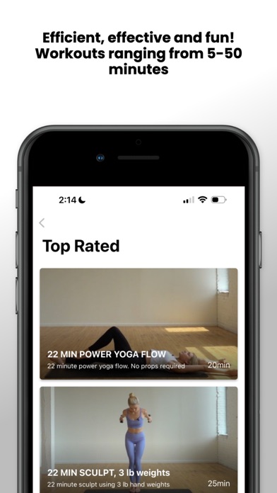 REFINE: Workouts + Wellness Screenshot