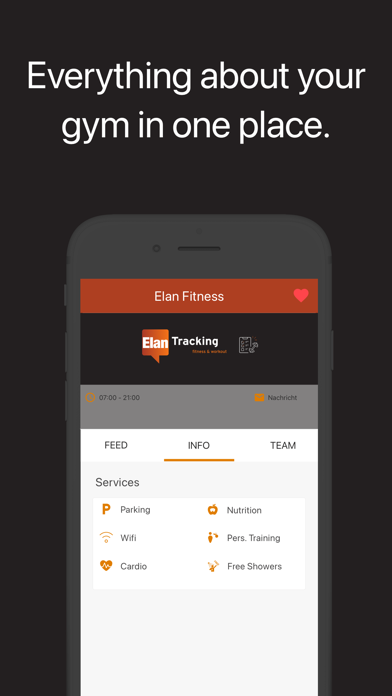 ELAN Fitness Screenshot