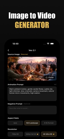 AI Video Generator - Sorvi iPhone screenshot