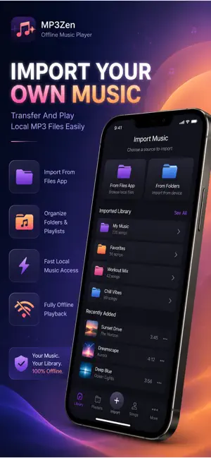 Offline Music Player: MP3Zen screenshot 2