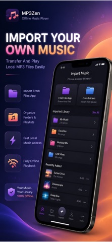 Offline Music Player: MP3Zen Screenshot 2 of 4