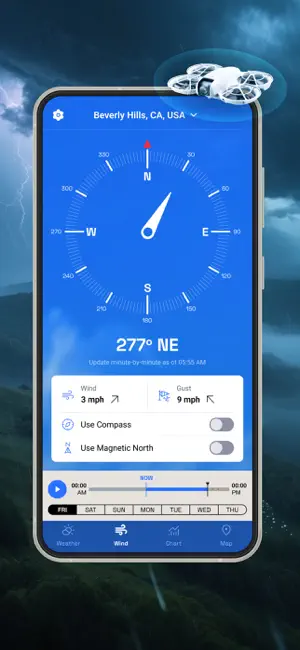 Drone UAV Fly Forecast: AirMap screenshot 2