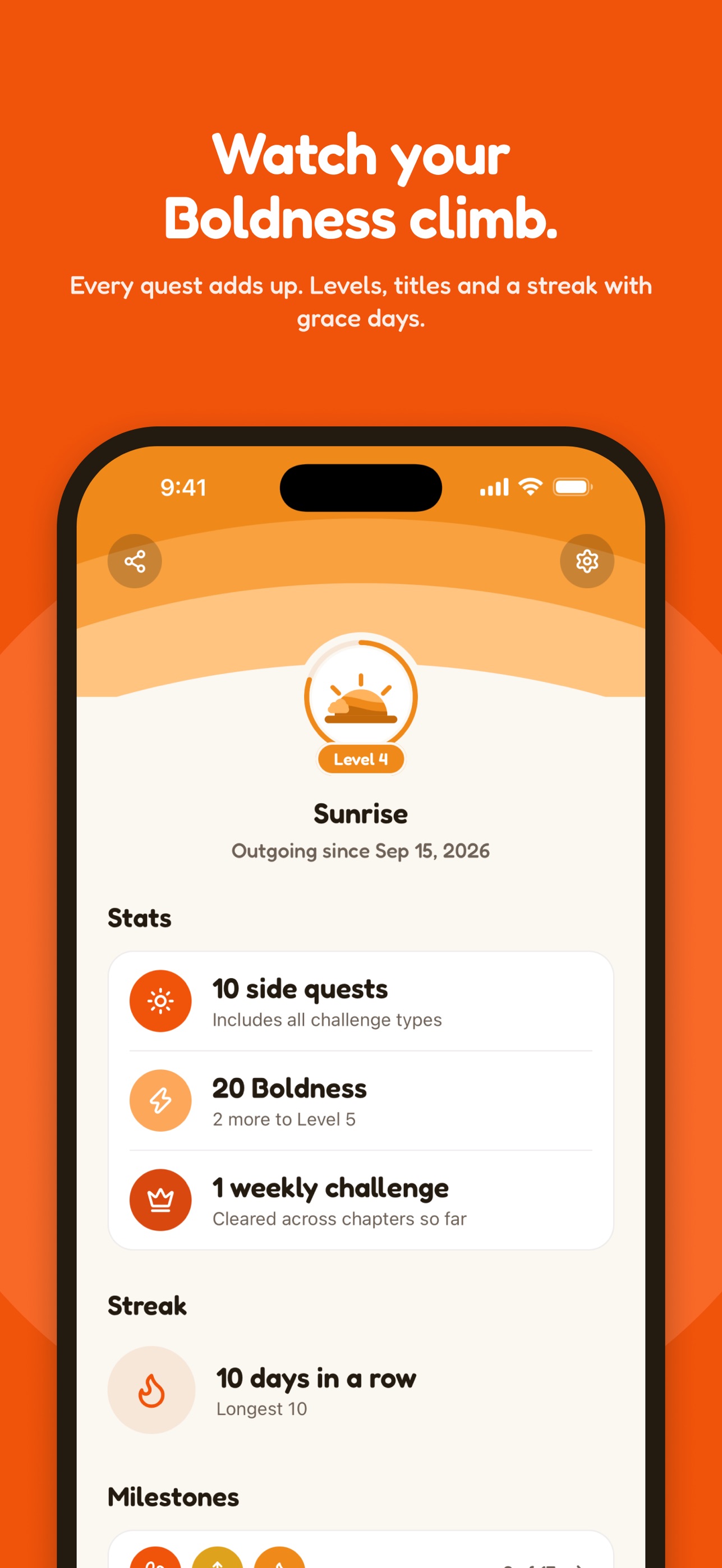 Screenshot 4 of Outgoing: Build Social Habits