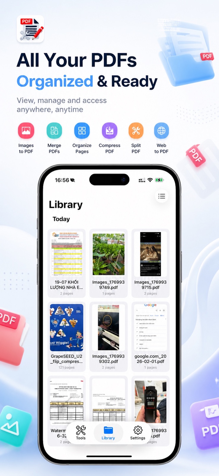 PDF Editor: Converter & Merger iphone screenshot 2