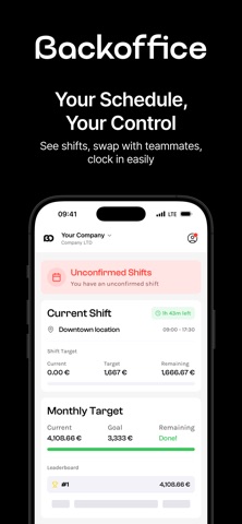 Backoffice Platform screenshot