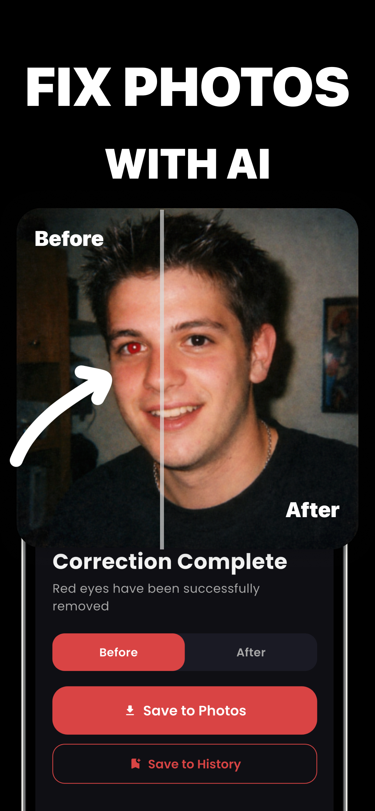 Red Eye Corrector: RedFixer screenshot 2
