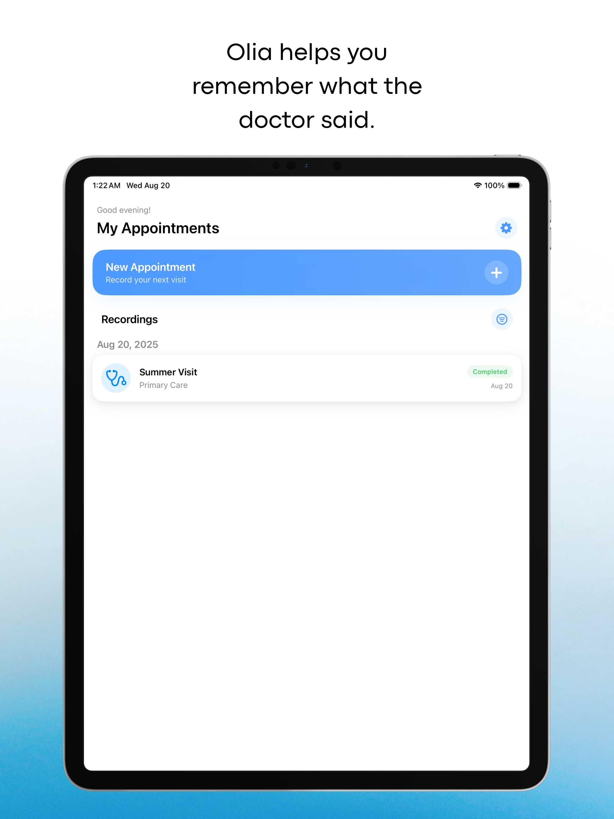 Olia Health App screenshot 5