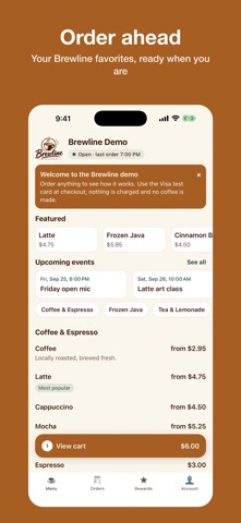 Brewline: Coffee Shop App screenshot 5