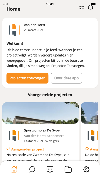 van der Horst BouwApp Screenshot