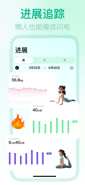 体重记录-健康减肥瘦身记录小本 screenshot 2