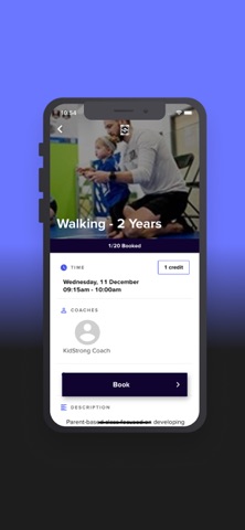 KidStrong Member App screenshot