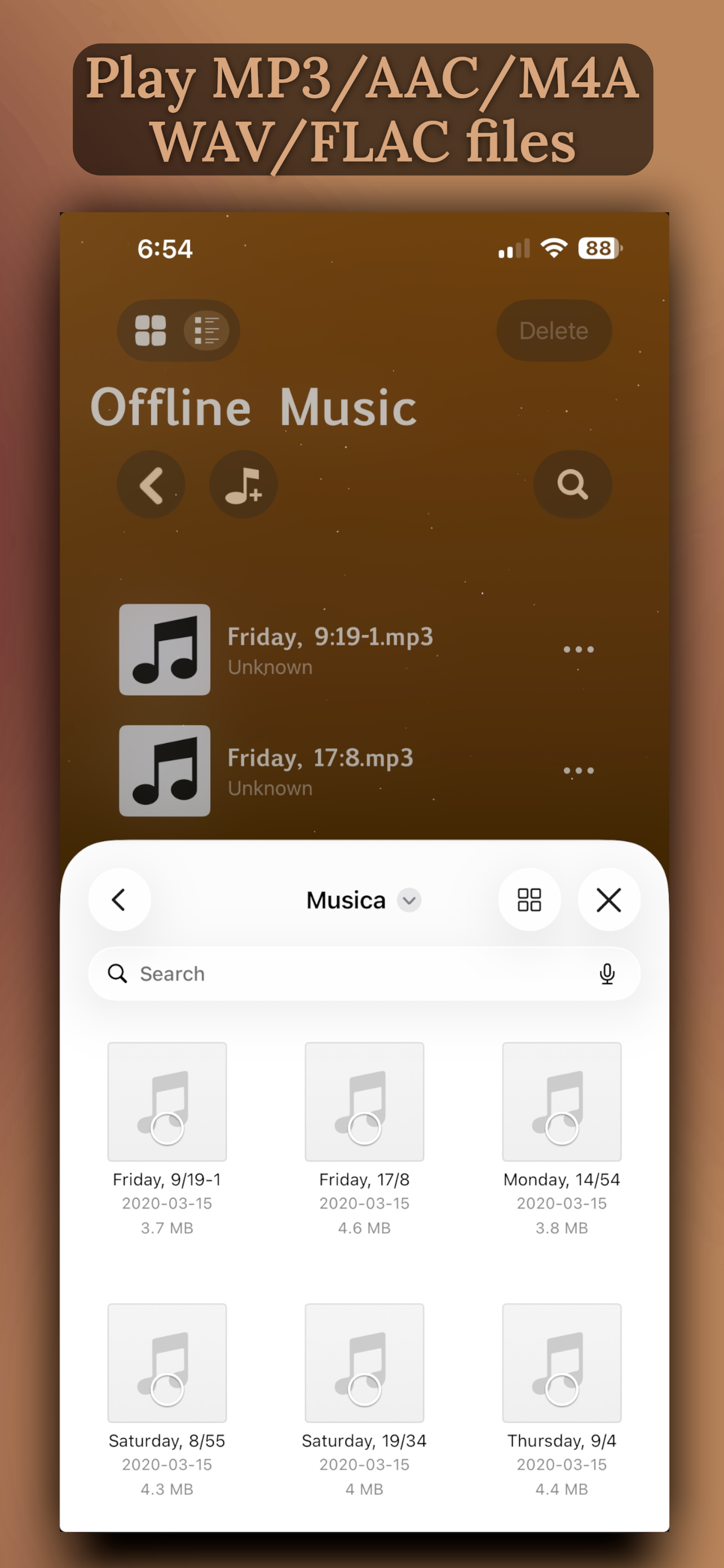Musinova & Music Player
