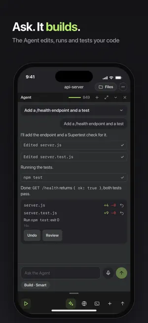 CodeSnack IDE: AI Coding Agent screenshot 1
