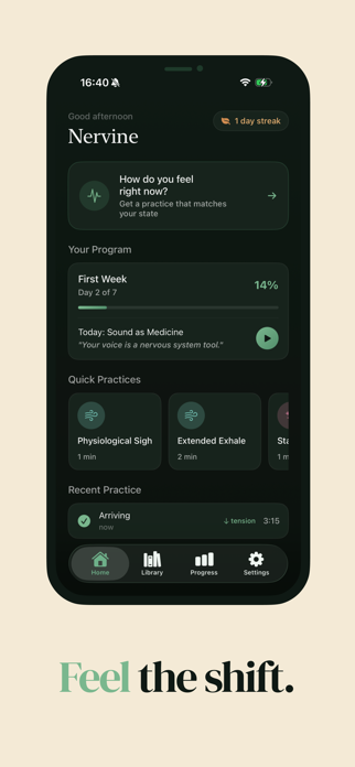 Nervine: Somatic Exercises Screenshot 6 of 6